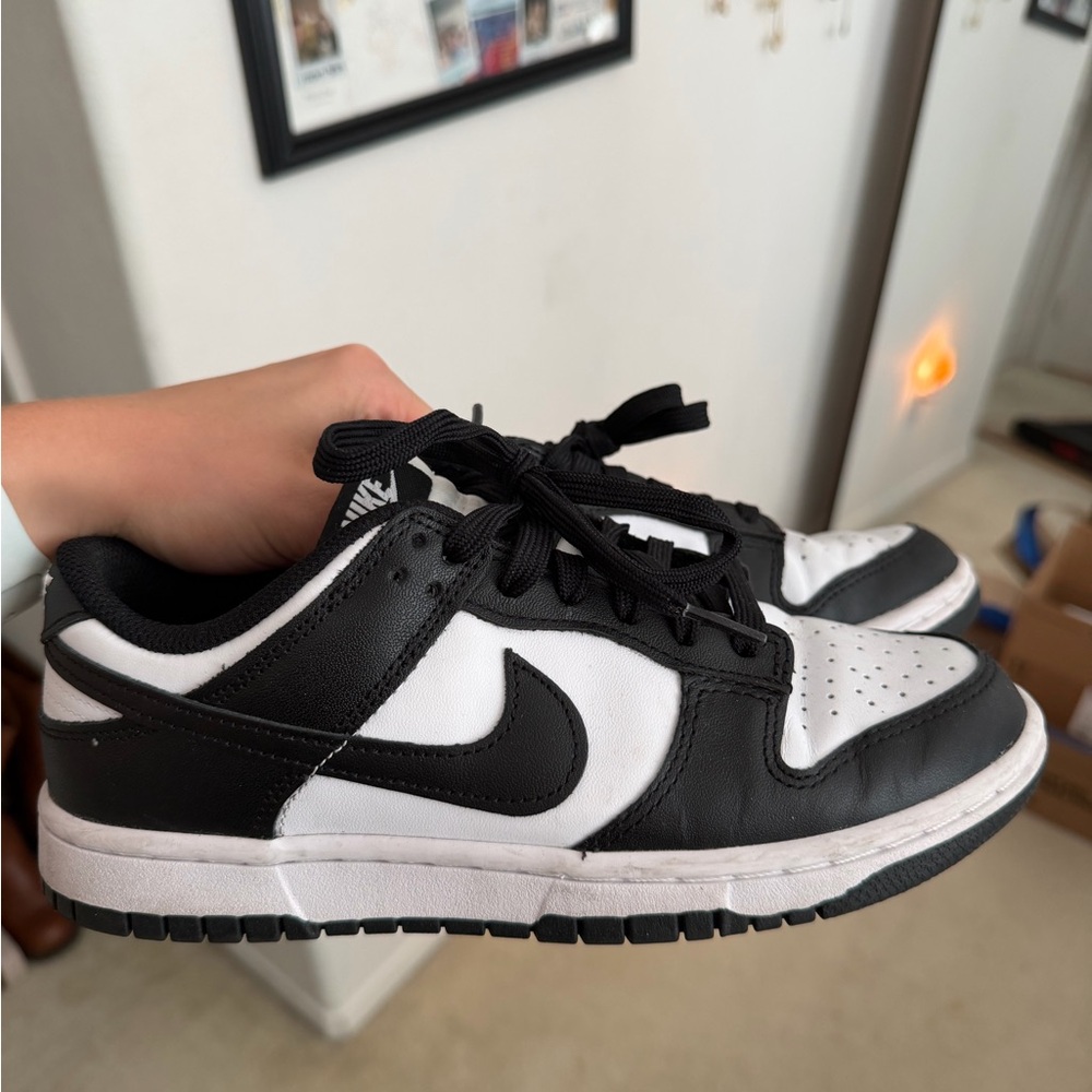 Women’s Black and White Panda Dunks